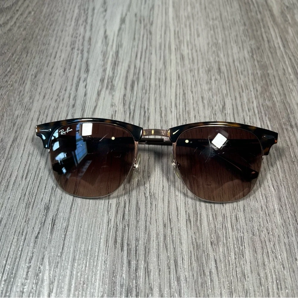 Ray-Ban RB8056‎ 155/13 Brown Tortoiseshell LightRay Sunglasses 51□22 3N AS IS